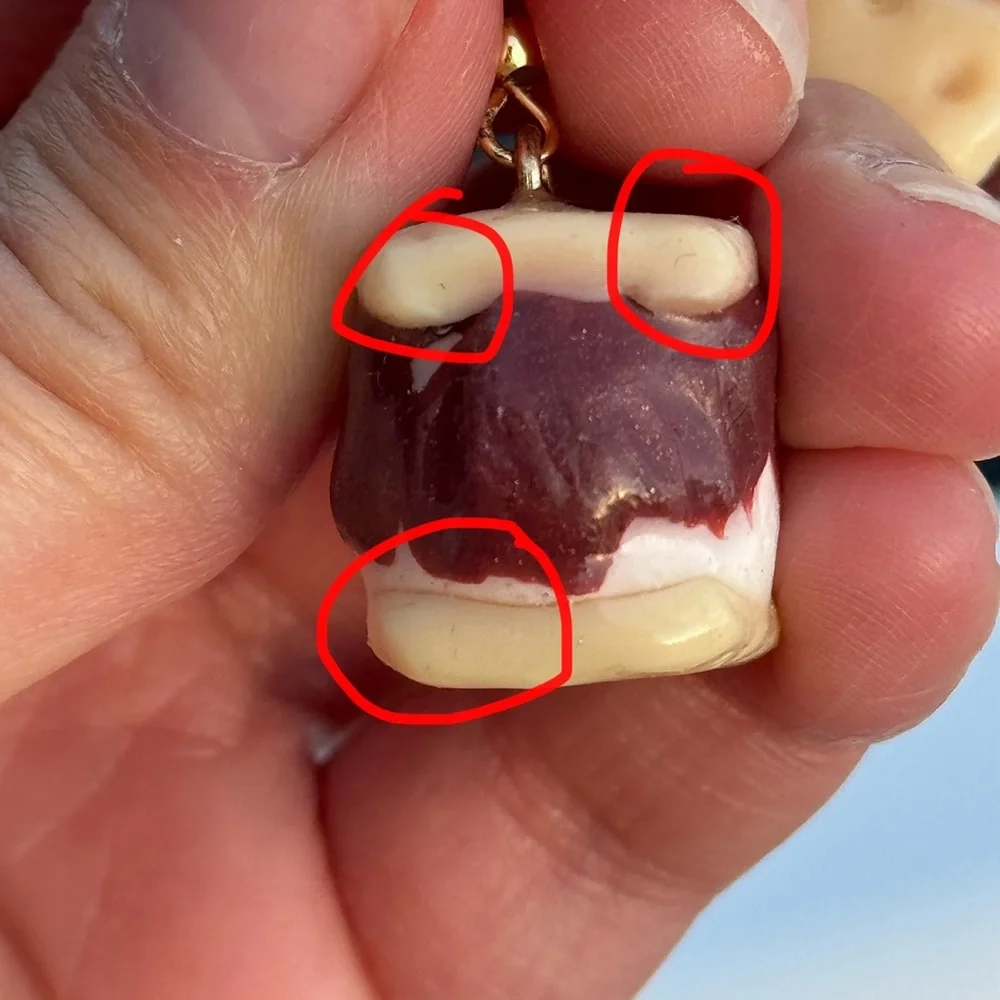 Polymer clay s’more Earrings - Picture 9 of 16